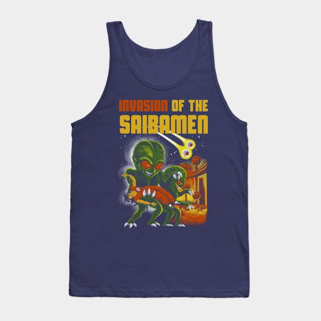 Invasion of the Saibamen Tank Top by DiegoPedauye